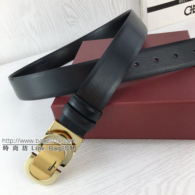 菲拉格慕男士皮帶 Ferragamo雙面牛皮爆款腰帶  jjp2220